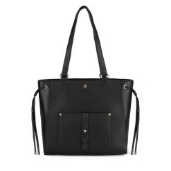 Torebka Beverly Hills Polo Club. Czarne torebki klasyczne damskie Beverly Hills Polo Club, bez wzorów, bez dodatków. Za 179.99 zł.