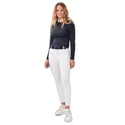 Damskie spodnie jeździeckie Gaze Jamira. Białe spodnie materiałowe damskie GAZE, bez wzorów, z tkaniny. Za 1,120.35 zł.