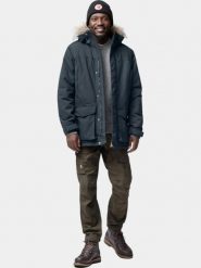 Płaszcz Zimowy Męski Fjallraven Nuuk Lite. Niebieskie płaszcze męskie Fjällräven, na zimę, l, bez wzorów, z materiału. Za 2,226.30 zł.