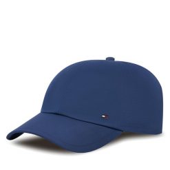 Czapka z daszkiem Tommy Hilfiger. Niebieskie czapki męskie Tommy Hilfiger, bez wzorów. Za 179.99 zł.