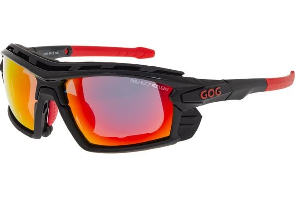 Okulary górskie polaryzacyjne GOG GLAZE. Czarne okulary przeciwsłoneczne męskie GOG, z materiału. Za 289.99 zł.