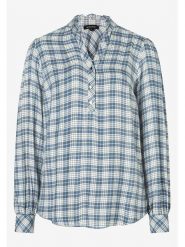 More & More Bluzka w kolorze niebiesko-białym rozmiar: 36. Białe bluzki damskie MORE & MORE, s, bez wzorów, z wiskozy, klasyczne, bez kołnierzyka, bez ramiączek. Za 95.69 zł.