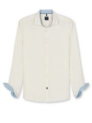 OLYMP Koszula "Casual" - Regular fit - w kolorze białym rozmiar: XXL. Białe koszule męskie Olymp, xxl, bez wzorów, z bawełny, bez kołnierzyka, bez ramiączek. Za 113.63 zł.