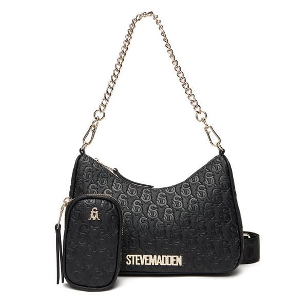 Torebka Steve Madden. Czarne torebki klasyczne damskie Steve Madden, bez wzorów, bez dodatków. Za 319.99 zł.
