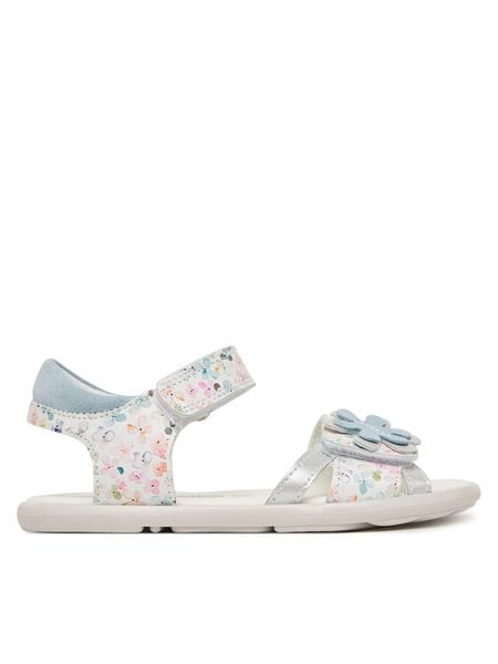 Primigi Sandały 1416833 S Biały. Białe sandały dziewczęce Primigi, ze skóry, bez zapięcia. Za 279.99 zł.