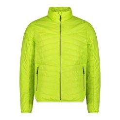 Kurtka puchowa CMP. Żółte kurtki męskie CMP, na zimę, l, bez wzorów, z materiału, eleganckie, bez kaptura. Za 423.00 zł.