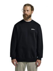 Jack Wolfskin Bluza "Essential" w kolorze granatowym rozmiar: S. Niebieskie bluzy bez kaptura męskie Jack Wolfskin, s, z bawełny. Za 166.88 zł.