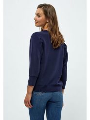 Peppercorn Bluza "Laila" w kolorze granatowym rozmiar: M. Niebieskie bluzy bez kaptura damskie Peppercorn, m. Za 154.95 zł.