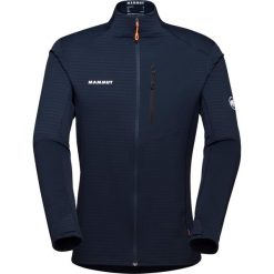 Bluza trekkingowa męska Mammut Taiss Light ML. Niebieskie bluzy sportowe męskie Mammut, bez wzorów, z materiału, sportowe, bez kołnierzyka, bez ramiączek. Za 649.99 zł.