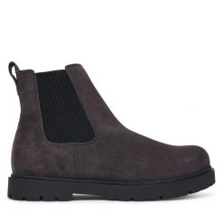 Sztyblety Birkenstock. Szare sztyblety męskie Birkenstock, bez zapięcia. Za 854.99 zł.