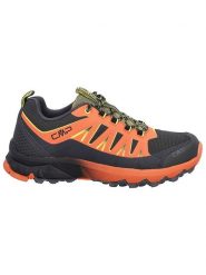 CMP Buty turystyczne "Laky Fast" w kolorze czarno-pomarańczowym rozmiar: 42. Czarne buty trekkingowe męskie CMP, z materiału, bez zapięcia, outdoorowe. Za 303.06 zł.