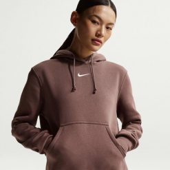 Bluza sportowa damska Nike HF6839502. Brązowe bluzy sportowe damskie Nike, m, z bawełny. Za 446.00 zł.