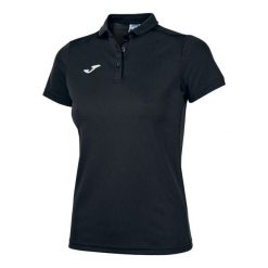 Koszulka polo do tenisa damska Joma Hobby. Czarne bluzki damskie Joma, xl, bez wzorów, sportowe, bez kołnierzyka, bez ramiączek. Za 101.99 zł.