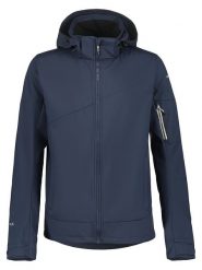 Icepeak Kurtka softshellowa "Barmstedt" w kolorze granatowym rozmiar: 54. Niebieskie kurtki outdoor męskie ICEPEAK, m, bez wzorów, bez kaptura. Za 180.06 zł.