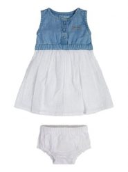 Guess Sukienka codzienna A3GK01 D3X30 Kolorowy Regular Fit. Sukienki dziewczęce Guess, z aplikacjami, z lyocellu, bez ramiączek. Za 179.99 zł.