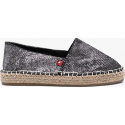 Big Star - Espadryle. Czarne espadryle damskie Big Star, bez wzorów, z gumy, bez obcasa. W wyprzedaży za 69.90 zł.