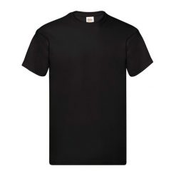Oryginalna Bawełniana Koszulka Unisex Dla Dorosłych. Niebieskie bluzki damskie Fruit of the Loom, s, bez wzorów, z bawełny, sportowe, bez kołnierzyka, bez ramiączek. Za 37.99 zł.