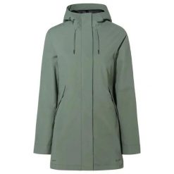 Parka dla kobiet VAUDE Coreway. Zielone parki damskie Vaude, bez wzorów, z materiału. Za 1,290.90 zł.