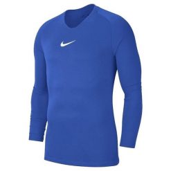 Bluza Męska Park DriFIT Base Layer Top. Niebieskie bluzy bez kaptura męskie Nike, m. Za 89.99 zł.