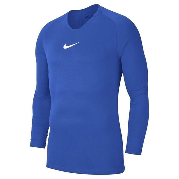 Bluza Męska Park DriFIT Base Layer Top. Niebieskie bluzy bez kaptura męskie Nike, m. Za 89.99 zł.