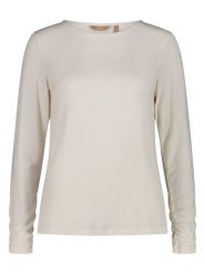 CMP Koszulka w kolorze beżowym rozmiar: 44. Brązowe bluzki damskie CMP, bez wzorów, z wełny, bez kołnierzyka, bez ramiączek. Za 153.34 zł.