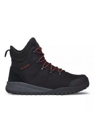 Columbia Buty trekkingowe "Fairbanks Omni-Heat" w kolorze czarnym rozmiar: 42,5. Czarne buty trekkingowe męskie Columbia, z materiału, bez zapięcia. Za 193.24 zł.