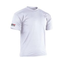 Koszulka Danrho Rash guard. Białe t-shirty damskie DANRHO, l, bez wzorów, z materiału, bez kołnierzyka. Za 186.00 zł.