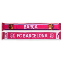 Szalik Barcelona dwustronny - oficjalny licencjonowany. Czerwone szaliki i kominy damskie FC Barcelona, bez wzorów. Za 119.00 zł.