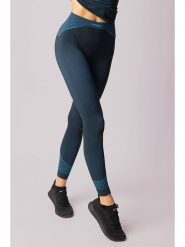 Spaio Legginsy sportowe "Breeze" w kolorze granatowo-niebieskim rozmiar: M. Niebieskie legginsy damskie Spaio, m, bez wzorów, outdoorowe. Za 130.50 zł.