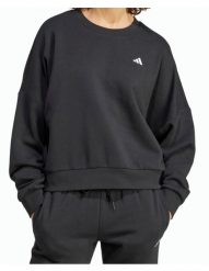 Bluza damska adidas Essentials Small Logo. Czarne bluzy sportowe damskie Adidas, l, bez wzorów, z bawełny, bez ramiączek, długie, bez kaptura. Za 159.00 zł.