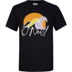 Koszulka damska O'Neill Luano Graphic. Czarne t-shirty damskie O'neill, l, bez wzorów, z materiału, bez kołnierzyka. Za 127.50 zł.