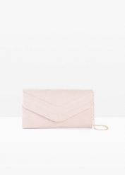 Kopertówka. Czerwone torebki wieczorowe bonprix, bez wzorów, eleganckie, bez kołnierzyka, bez ramiączek. Za 94.99 zł.