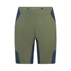 Szorty La Sportiva Guard. Zielone szorty męskie La Sportiva, z elastanu, bez kołnierzyka. Za 309.80 zł.