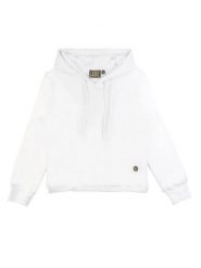 Sportowa złota bluza z kapturem dla dziewcząt. Białe bluzy z kapturem damskie LEONE 1947 APPAREL. Za 206.29 zł.