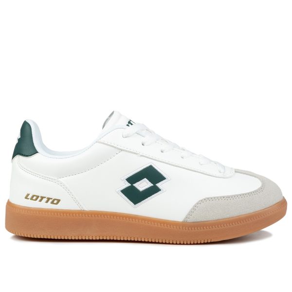 Buty męskie sportowe trampki Lotto VINTAL MF. Białe trampki i tenisówki męskie Lotto, bez wzorów, bez zapięcia. W wyprzedaży za 139.00 zł.