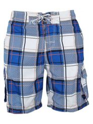 SRK Szorty kąpielowe "Clif" w kolorze niebiesko-biało-czerwonym rozmiar: XL. Niebieskie szorty sportowe męskie SRK, xl, outdoorowe. Za 39.99 zł.