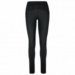 Damskie legginsy do biegania Kilpi KARANG-W. Czarne legginsy damskie Kilpi, s, bez wzorów, z gumy. Za 149.50 zł.