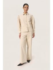 Soaked in Luxury Koszula w kolorze beżowym rozmiar: M. Brązowe koszule damskie Soaked in Luxury, m, bez wzorów, bez kołnierzyka, bez ramiączek. Za 244.80 zł.