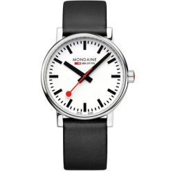 Zegarek męski Mondaine MSE.40110.LBV, Quartz, 40mm, 3ATM. Szare zegarki męskie MONDAINE, ze stali. Za 1,238.20 zł.