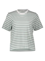 ONLY Koszulka w kolorze miętowo-białym rozmiar: XL. Zielone bluzki damskie Only, xl, bez wzorów, z bawełny, bez kołnierzyka, bez ramiączek. Za 60.99 zł.