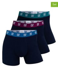 CR7 Bokserki (3 pary) w kolorze czarnym rozmiar: XXL. Czarne bokserki męskie CR7, bez wzorów. Za 73.99 zł.