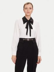 Rinascimento Koszula CFC0126203003 Biały Regular Fit. Białe koszule damskie RINASCIMENTO, s, bez wzorów, z syntetyku, bez kołnierzyka, bez ramiączek. Za 279.99 zł.