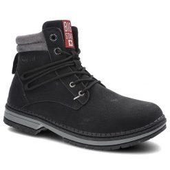 Czarne Trapery Big Star Damskie Stylowe Obuwie. Czarne trapery damskie Big Star, bez obcasa. Za 139.00 zł.