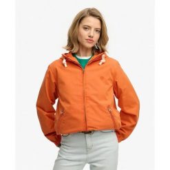 Kurtka damska Superdry. Brązowe kurtki damskie Superdry., bez wzorów, bez kaptura. Za 417.85 zł.