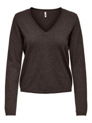 ONLY Sweter w kolorze brązowym rozmiar: L. Brązowe swetry klasyczne damskie Only, l, bez kołnierzyka. Za 81.95 zł.