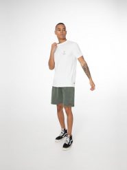 Koszulka męska Protest PRTHANNUS t-shirt. Białe t-shirty męskie Protest, na lato, m, bez wzorów, z bawełny, bez kołnierzyka. Za 99.90 zł.