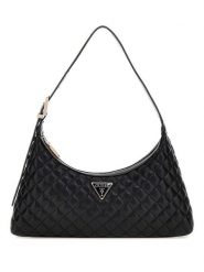 Guess Torebka w kolorze czarnym - 28 x 16 x 6 cm rozmiar: onesize. Czarne torebki klasyczne damskie Guess, z aplikacjami, z materiału, pikowane, bez dodatków. Za 485.45 zł.