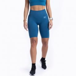 Krótkie legginsy sportowe dla kobiet Xtreme Sportswear Antracyt Niebieski. Niebieskie legginsy damskie XTREME SOCKSWEAR, xl, bez wzorów, na fitness i siłownię. Za 125.82 zł.