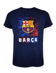 FC Barcelona t-shirt męski 5001CMARN XXL granatowy. Niebieskie t-shirty damskie FC Barcelona, m, bez wzorów, z bawełny, bez kołnierzyka. Za 96.43 zł.