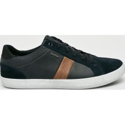 Geox - Buty. Niebieskie buty sportowe na co dzień męskie Geox, z gumy, bez zapięcia. W wyprzedaży za 219.90 zł.